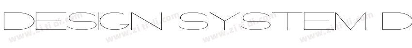 Design System D字体转换